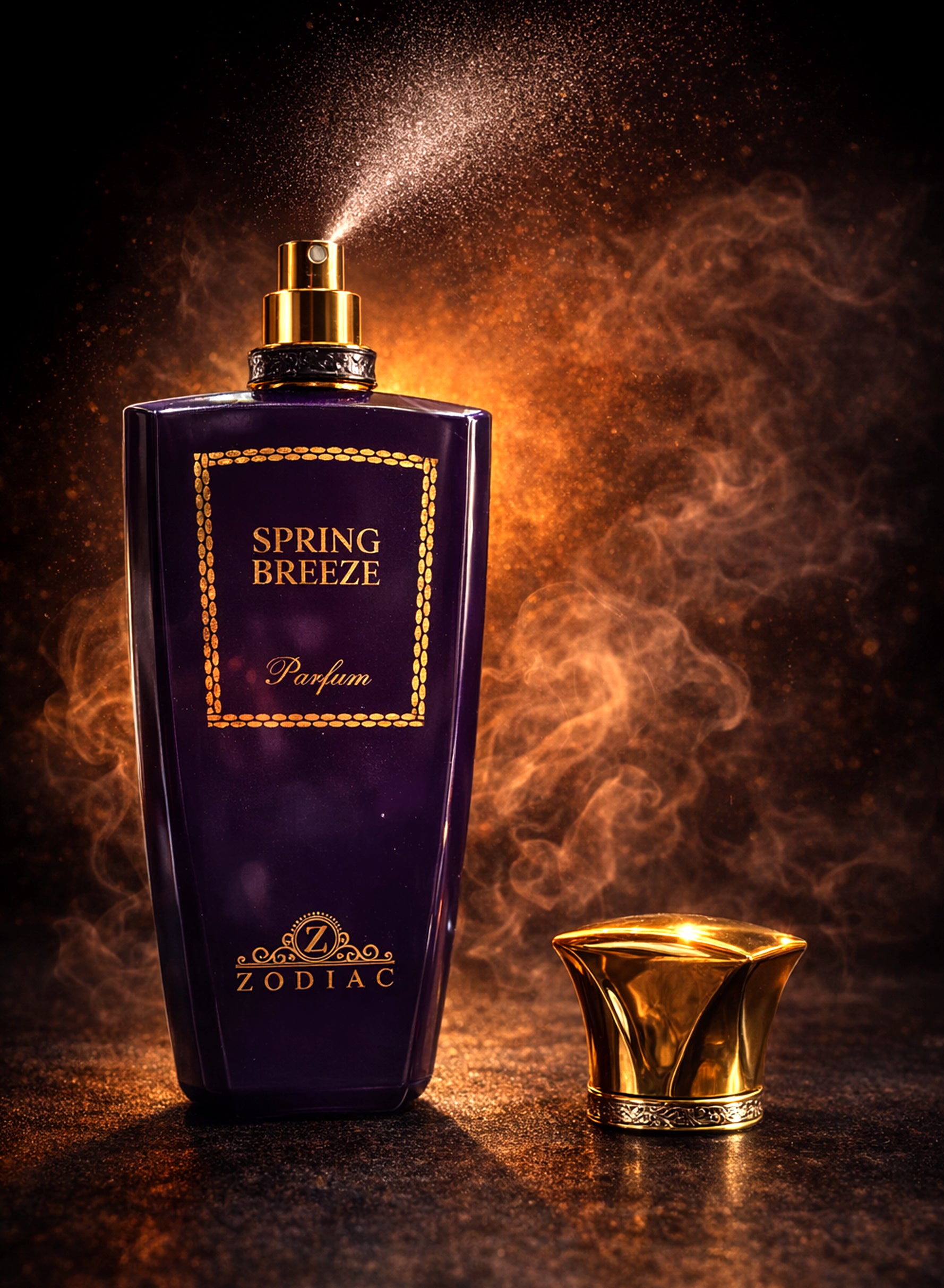 Zodiac Spring Breez Eau De Perfume 100ml | Long Lasting Unisex Perfume with Davana, Vetiver Haiti & Leather Notes | Best Eau De Perfume