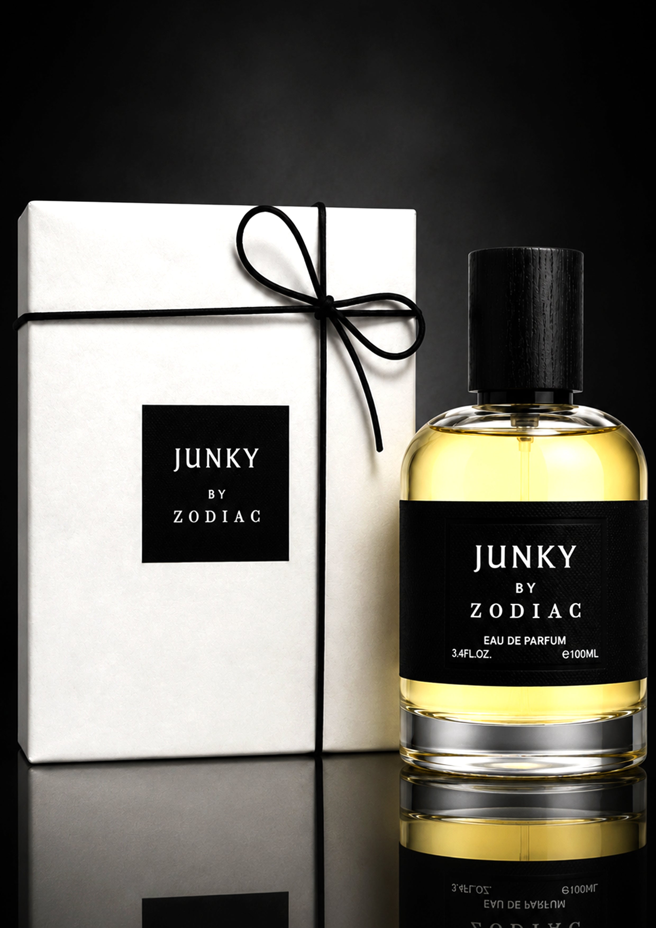 Zodiac Junky Eau De Perfume 100ml | Luxury Unisex Leather Woody Perfume with Iris & Patchouli | Long Lasting Signature Fragrance