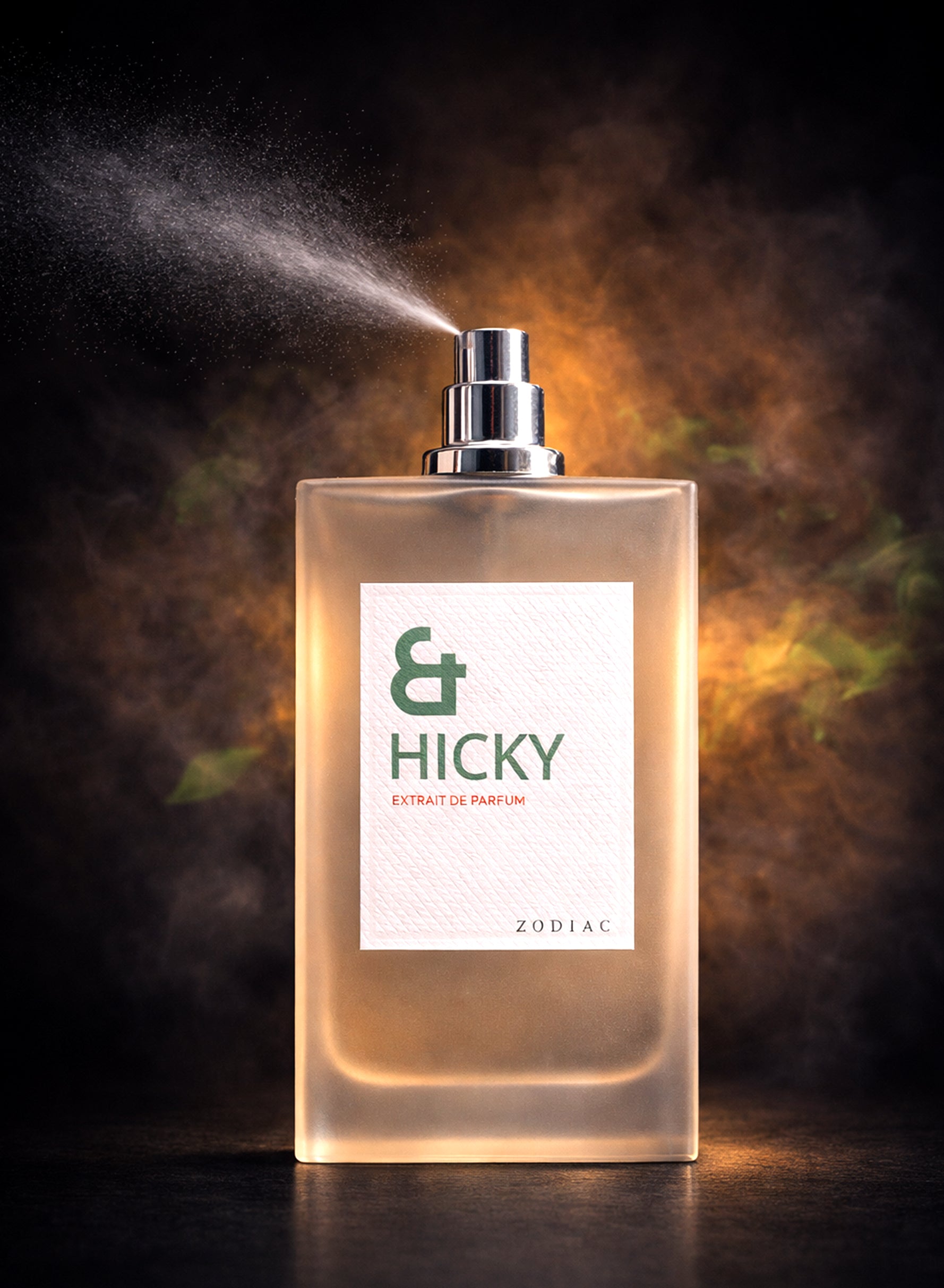 Zodiac Hicky Extrait De Perfume 60ml | Long Lasting Unisex Perfume with Bergamot, White Ginger, Patchouli & Vanilla | Luxury Perfume