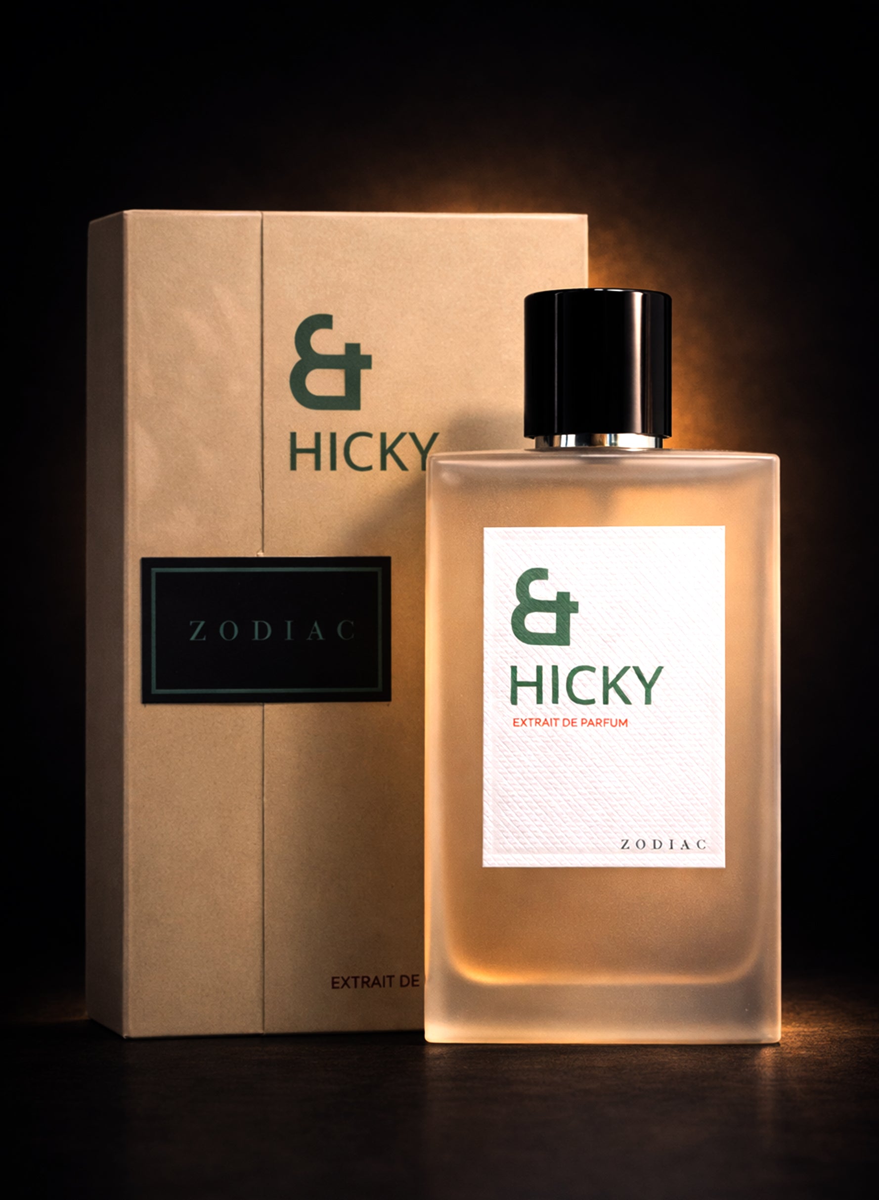 Zodiac Hicky Extrait De Perfume 60ml | Long Lasting Unisex Perfume with Bergamot, White Ginger, Patchouli & Vanilla | Luxury Perfume