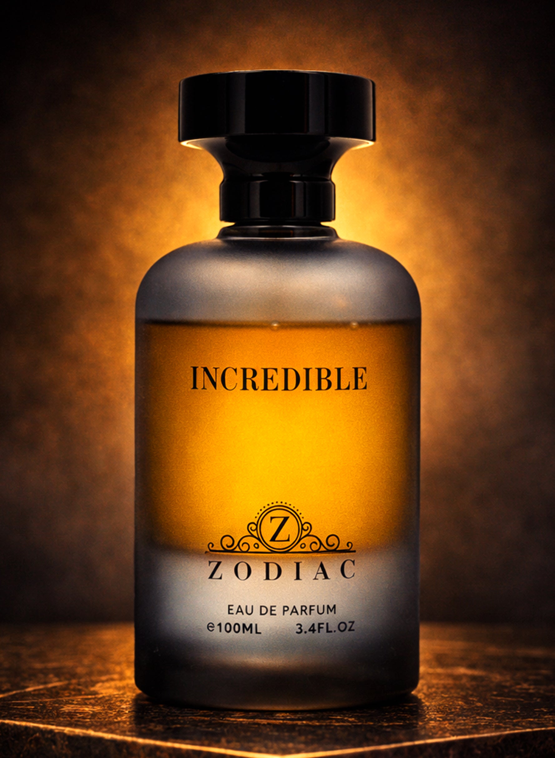 Zodiac Incredible Eau De Perfume 100ml | Luxury Unisex Perfume Marine Amber with Rose & Vanilla | Long Lasting Signature Fragrance
