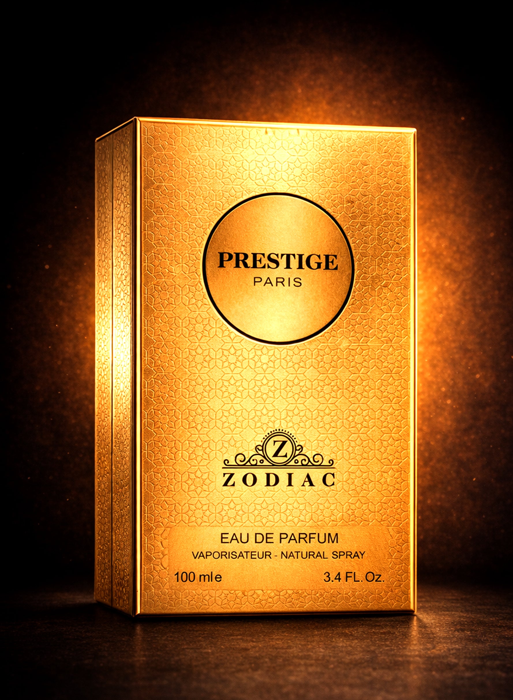 Zodiac Prestige Paris Eau De Perfume 100ml | Luxury Unisex Perfume Fruity Musky with Amber & Vanilla | Long Lasting Signature Fragrance