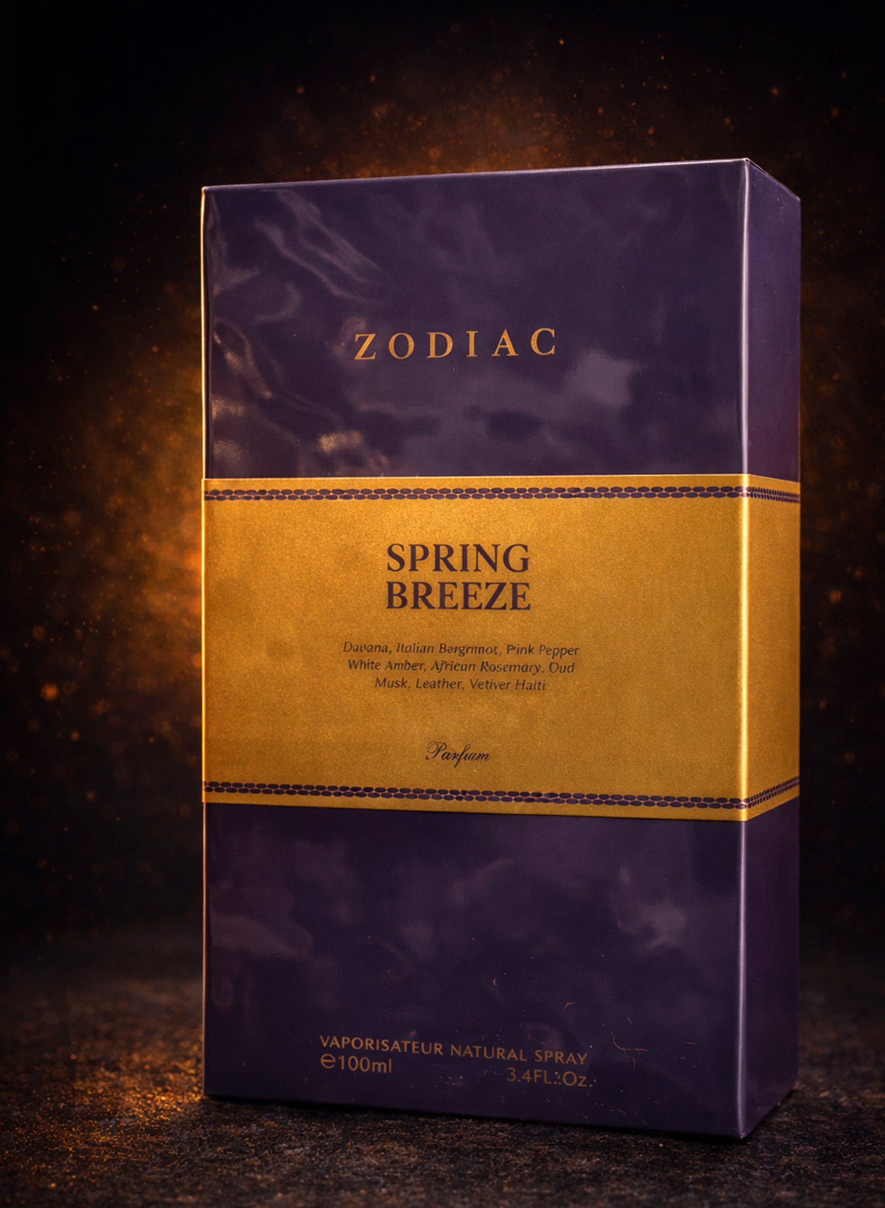 Zodiac Spring Breez Eau De Perfume 100ml | Long Lasting Unisex Perfume with Davana, Vetiver Haiti & Leather Notes | Best Eau De Perfume